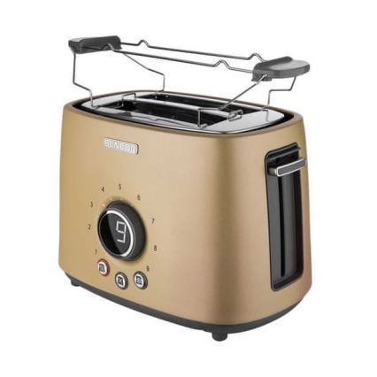 Sencor - Broodrooster met twee gaten en verwarm element 1000W/230V beige