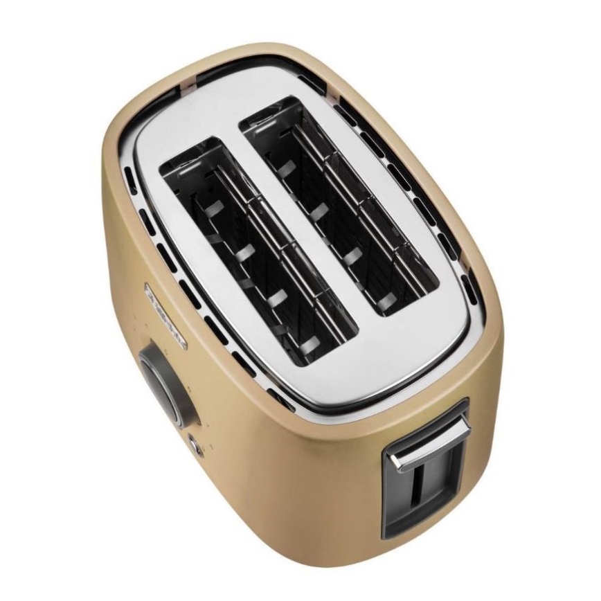 Sencor - Broodrooster met twee gaten en verwarm element 1000W/230V beige