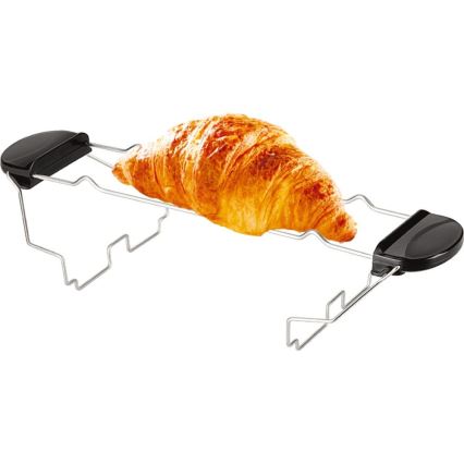 Sencor - Broodrooster met twee sleuven en opwarmrek 1000W/230V koperkleurig