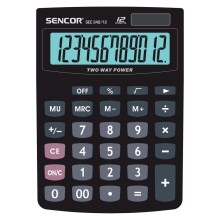 Sencor - Calculatrice de bureau 1xLR1130 noire