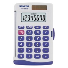 Sencor - Calculatrice de poche 1xLR41 blanche/bleue