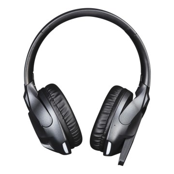 Sencor - Casque sans fil avec un micro 600 mAh noir