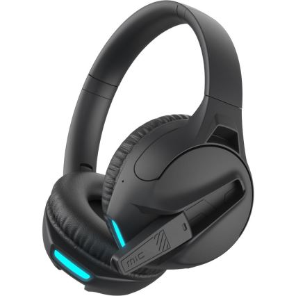 Sencor - Casque sans fil avec un micro 600 mAh noir