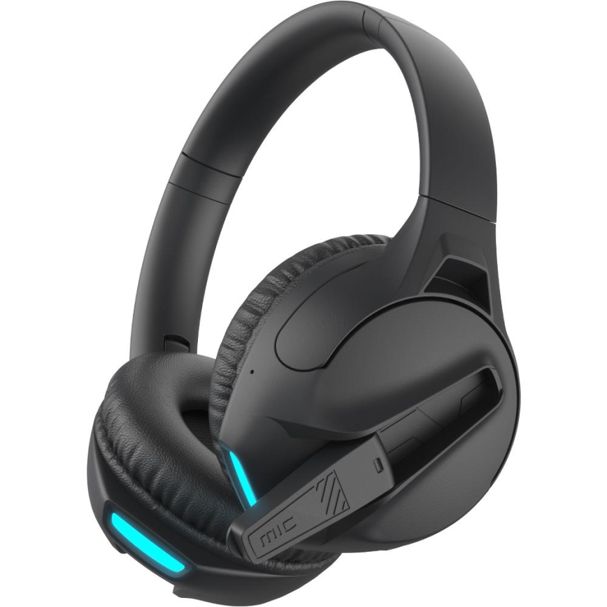 Sencor - Casque sans fil avec un micro 600 mAh noir