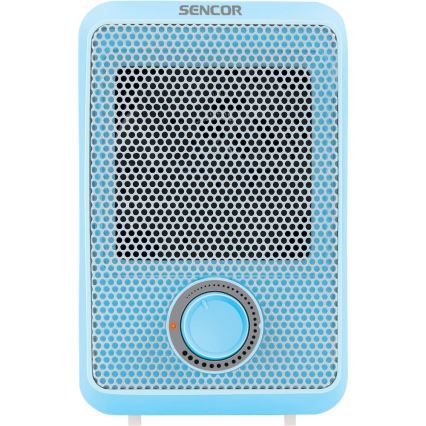 Sencor - Chauffage soufflant 600W/230V bleu/blanc