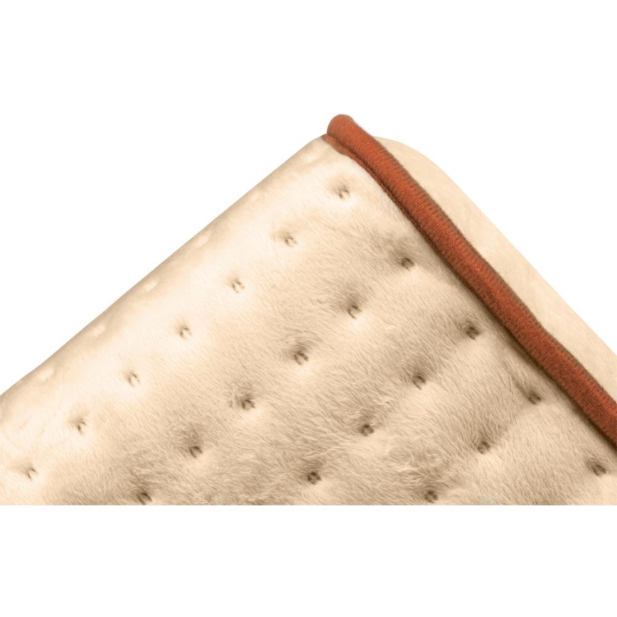 Sencor - Chauffe-pieds électrique 100 W/230 V beige