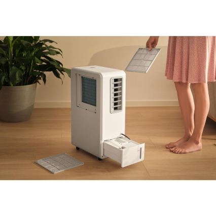 Sencor - Climatiseur mobile 4 en 1 200W/230V 1800 BTU blanc + télécommande