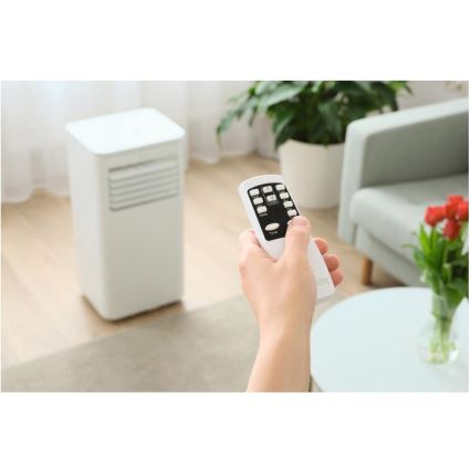 Sencor - Climatiseur mobile intelligent 3 en 1, livré avec tous les accessoires, 760 W/230 V, 7000 BTU, Wi-Fi + télécommande