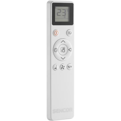 Sencor - Climatiseur mobile intelligent 5 en 1 livré avec tous les accessoires 733W/230V 9000 BTU Wi-Fi blanc + télécommande