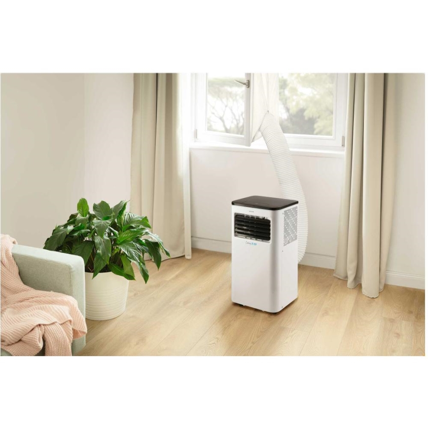 Sencor - Climatiseur portable connecté 3en1 avec accessoires complets 1050W/230V 10000 BTU Wi-Fi + Télécommande