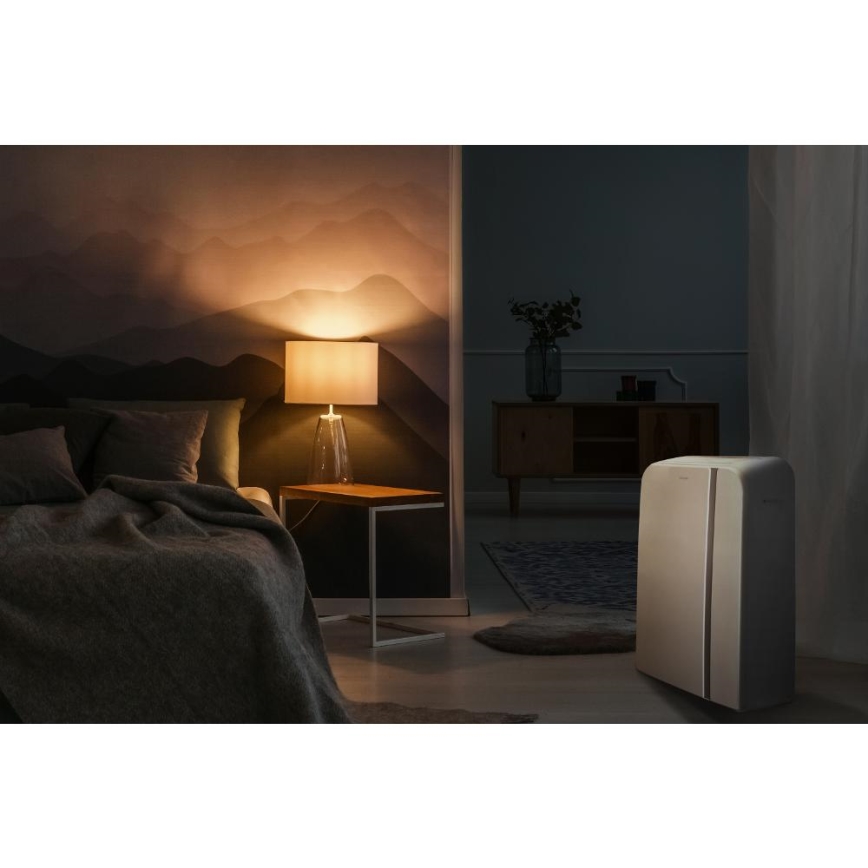 Sencor - Climatiseur portable connecté 3en1 avec accessoires complets 1450W/230V 12000 BTU Wi-Fi blanc + Télécommande