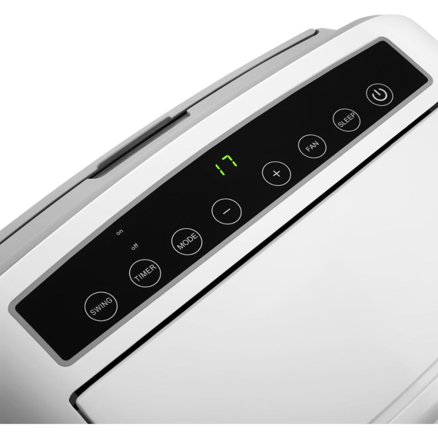 Sencor - Climatiseur portable connecté 3en1 avec accessoires complets 1450W/230V 12000 BTU Wi-Fi blanc + Télécommande