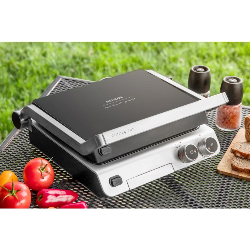 Sencor - Contactgrill 2000W/230V