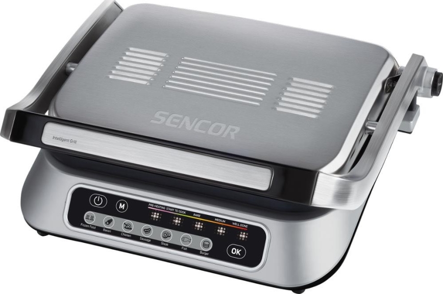 Sencor - Contactgrill 2100W/230V mat chroom