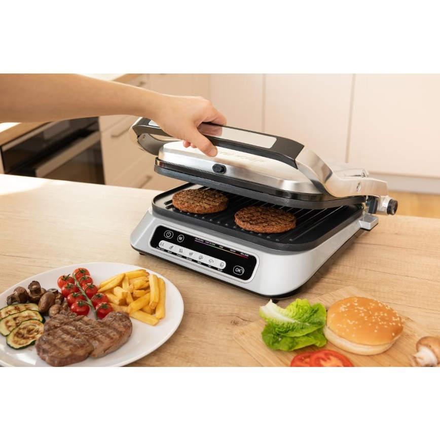 Sencor - Contactgrill 2100W/230V mat chroom