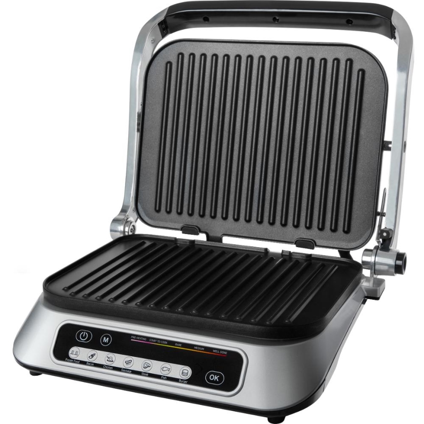 Sencor - Contactgrill 2100W/230V mat chroom
