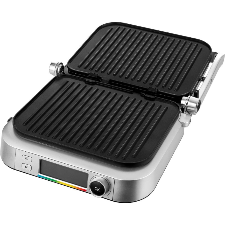 Sencor - Contactgrill 2100W/230V mat chroom