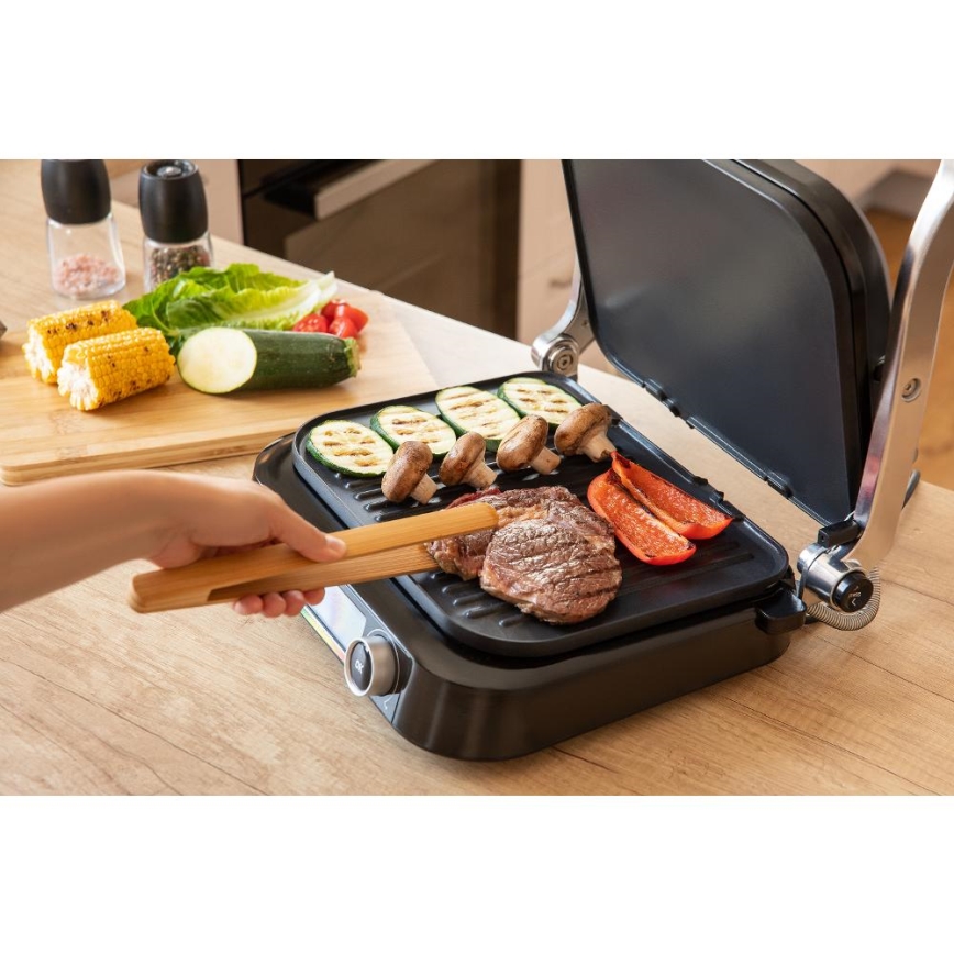 Sencor - Contactgrill 2100W/230V zwart
