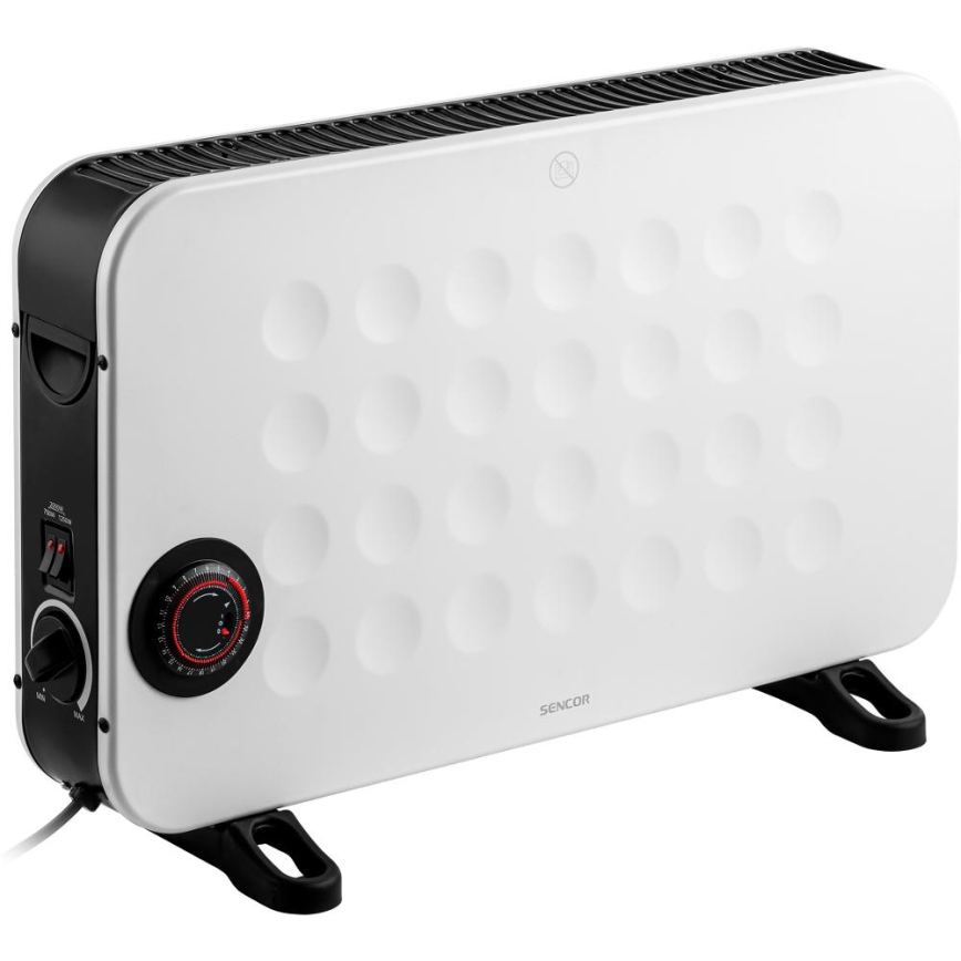 Sencor - Convecteur électrique 750/1250/2000 W avec thermostat
