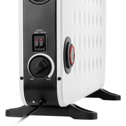 Sencor - Convecteur électrique 750/1250/2000 W avec thermostat