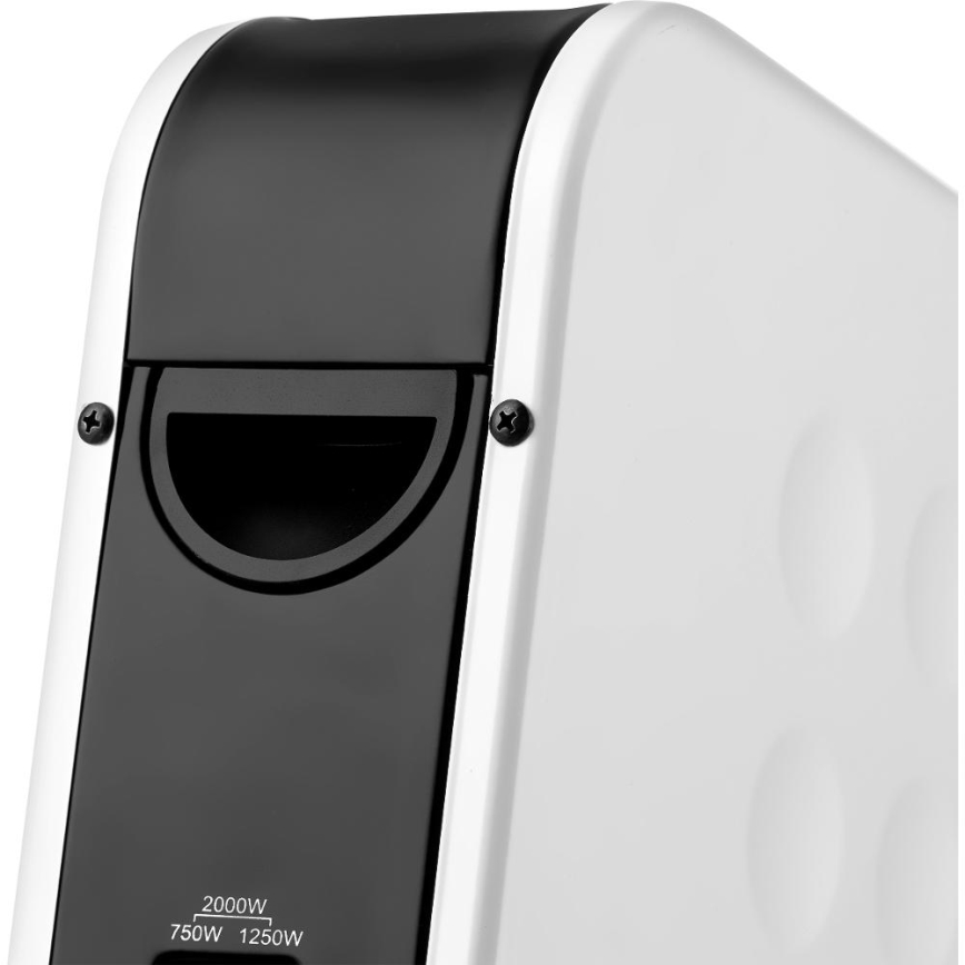 Sencor - Convecteur électrique 750/1250/2000 W avec thermostat