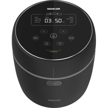 Sencor - Cuiseur à riz 350 W/230 V 0,6 l noir