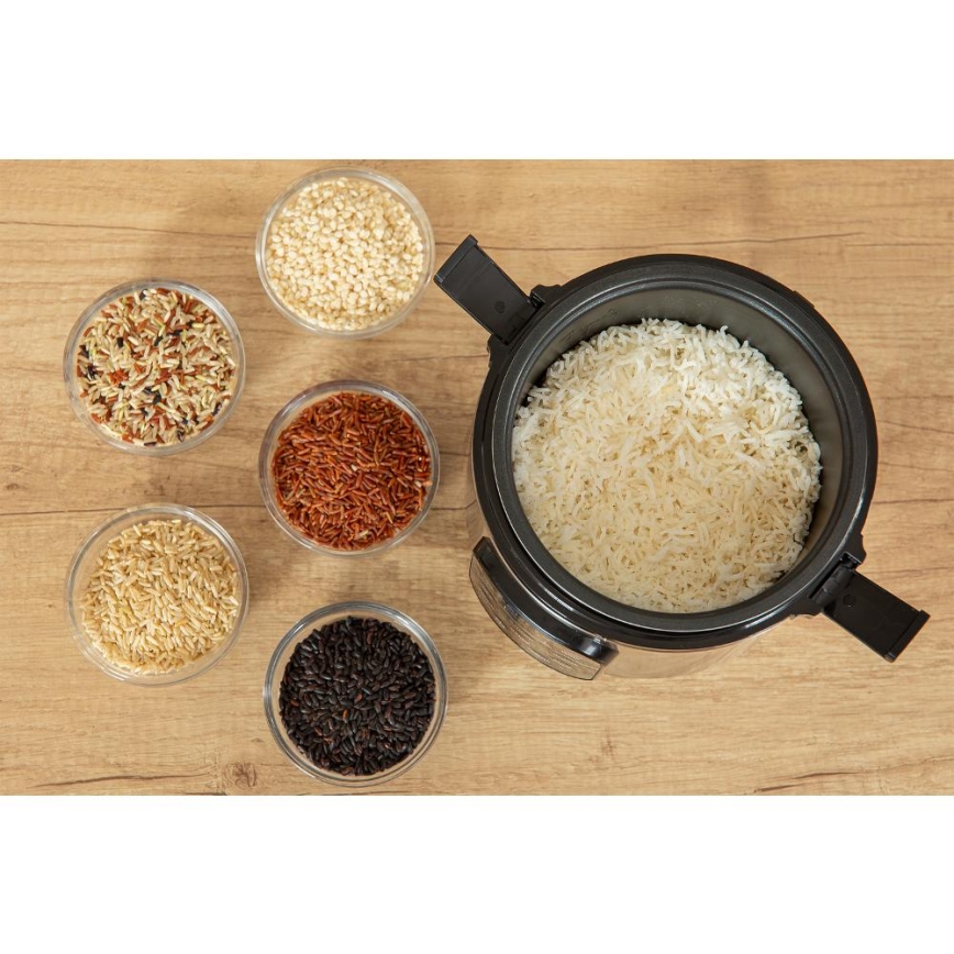 Sencor - Cuiseur à riz multifonction 350W/230V 0,6 l inox/noir