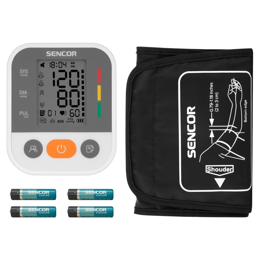 Sencor - Digital blood manometer USB 4xAAA