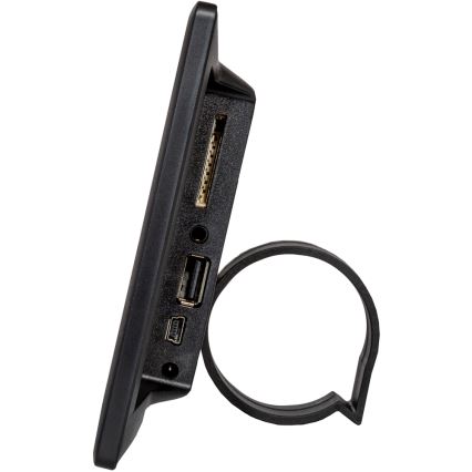 Sencor - Digitale fotolijst 7 met luidspreker, 230V, zwart + afstandsbediening