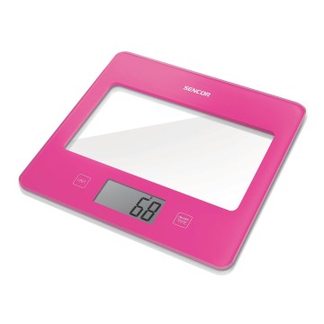 Sencor - Digitale keukenweegschaal 1xCR2032 roze