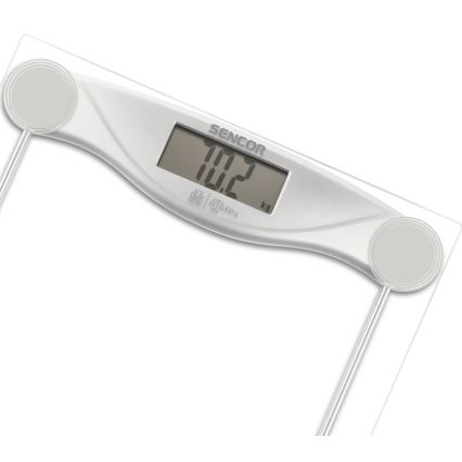 Sencor - Digitale Weegschaal voor Personen met LCD scherm 1xCR2032