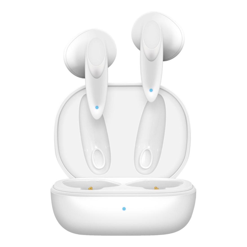 Sencor - Draadloos earphones 230 mAh + 2x 25 mAh IPX4 wit