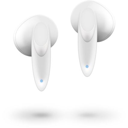 Sencor - Draadloos earphones 230 mAh + 2x 25 mAh IPX4 wit