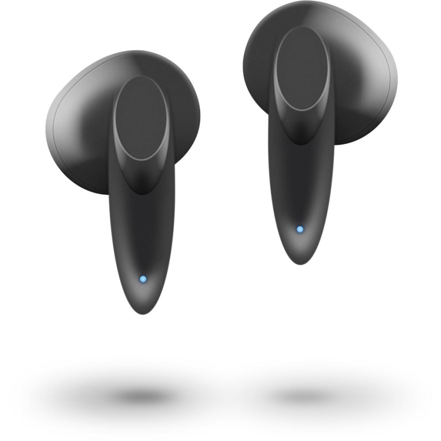 Sencor - Draadloos earphones 230 mAh + 2x 25 mAh IPX4 zwart