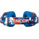 Sencor - Draadloze hoofdtelefoon met microfoon  3,7V/400 mAh blauw/rood
