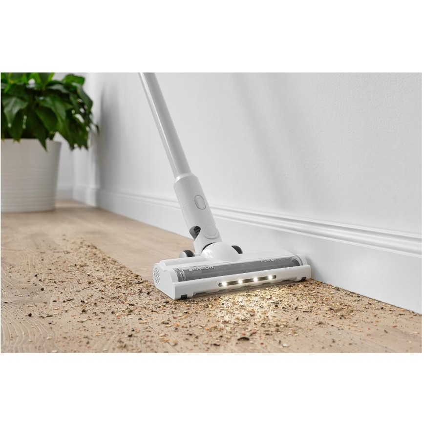 Sencor - Draadloze steelstofzuiger 2-in-1 250W/2200 mAh wit