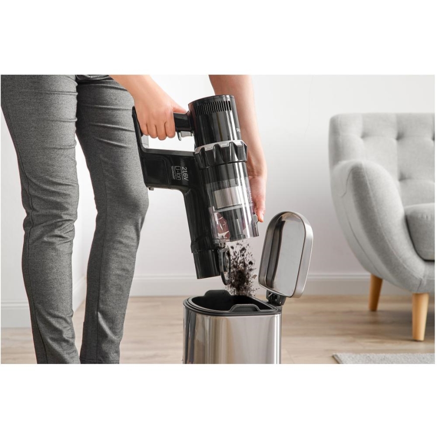 Sencor - Draadloze steelstofzuiger 2-in-1 250W/2200 mAh zwart