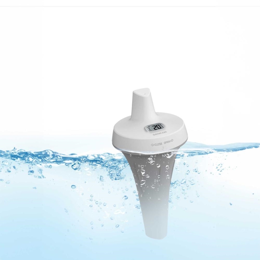 Sencor - Draadloze zwembadvlottersensor 2xAA IPX7