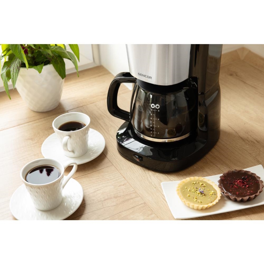 Sencor - Druppel koffiezetapparaat 1,25 l 1000W/230V