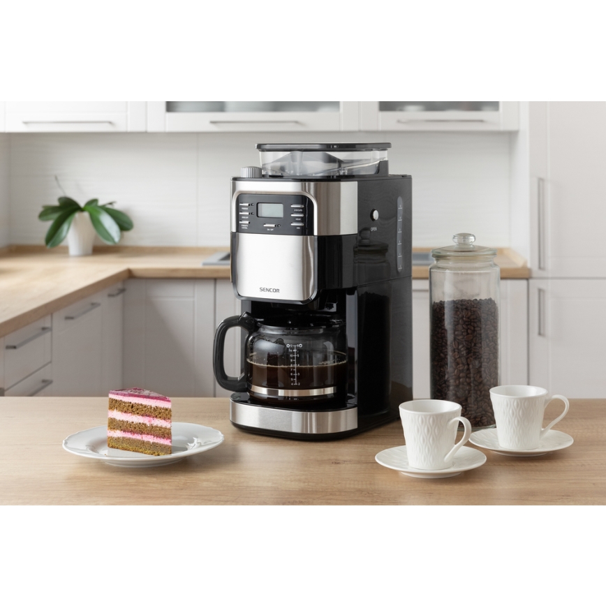 Sencor - Druppel koffiezetapparaat 1,5 l met LCD scherm 900W/230V