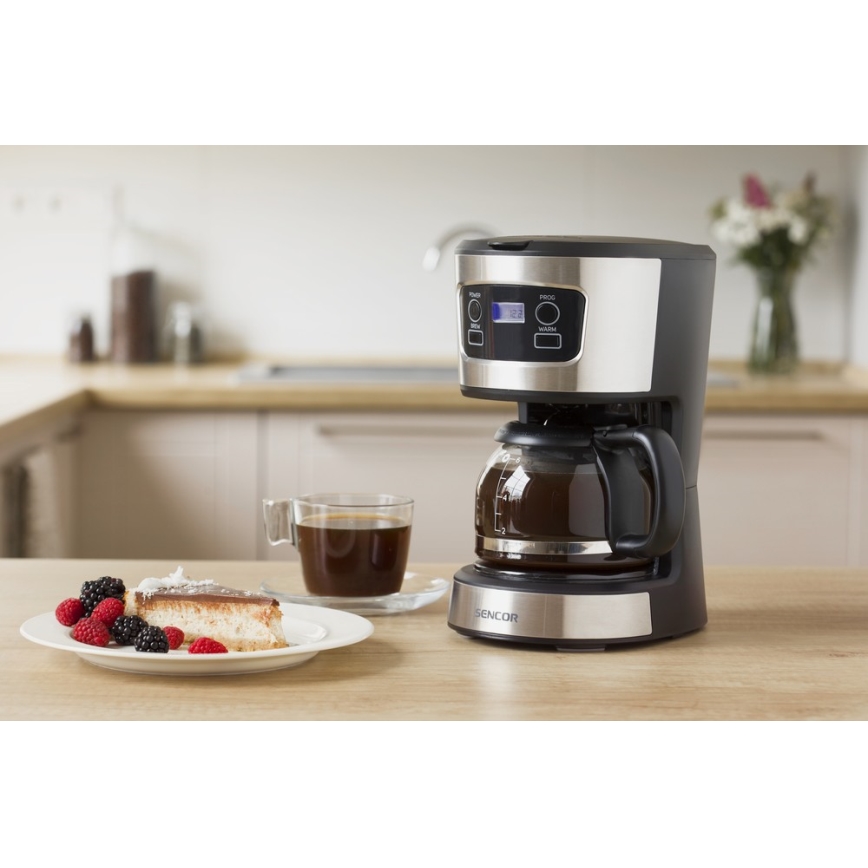 Sencor - Druppel koffiezetapparaat met LCD scherm 700W/230V