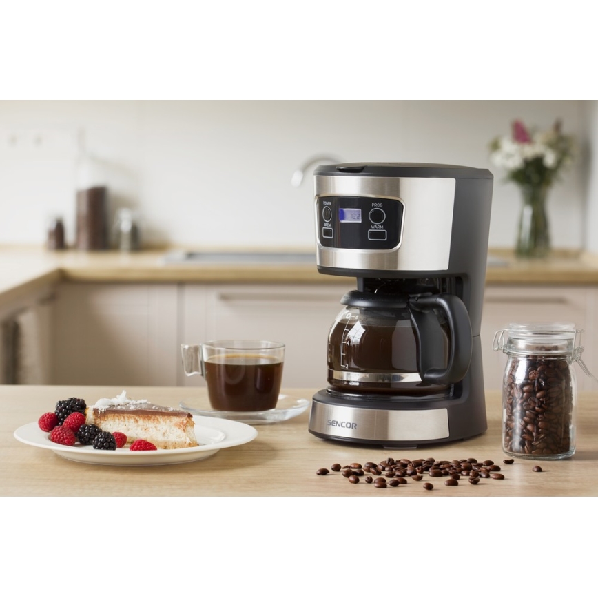 Sencor - Druppel koffiezetapparaat met LCD scherm 700W/230V