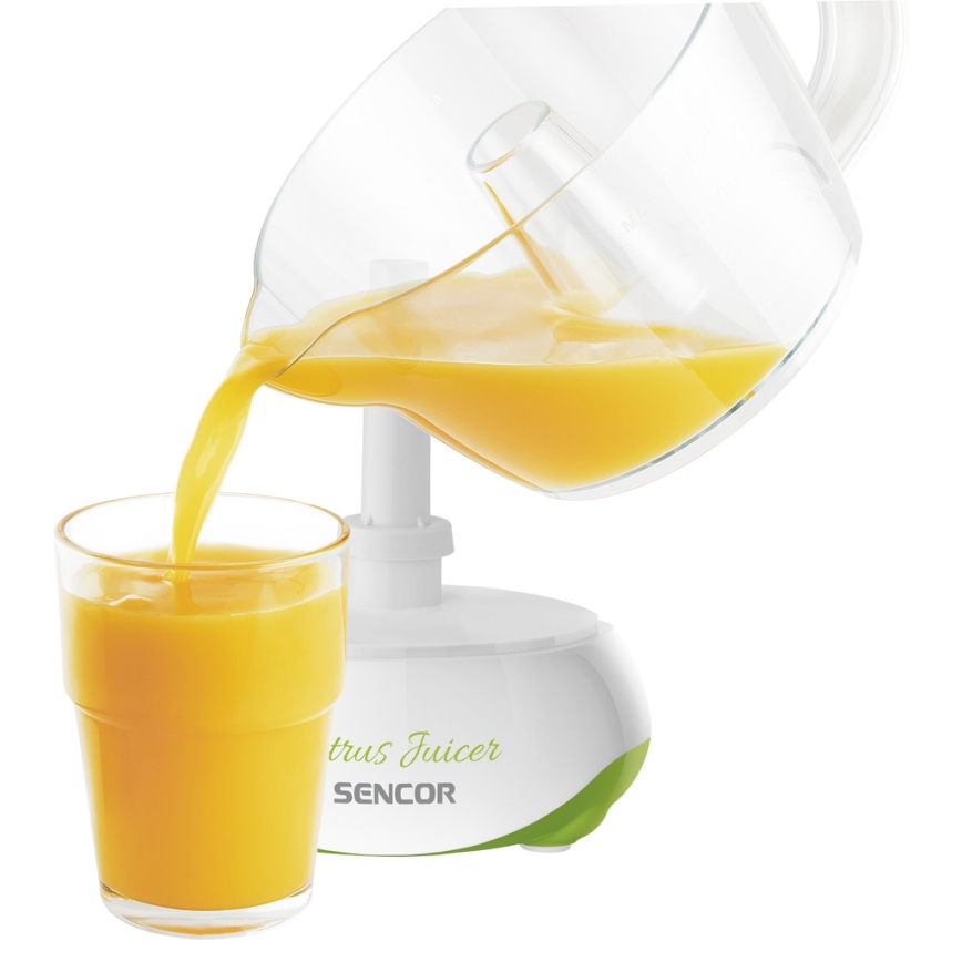 Sencor - Elektrische Citrus Pers 0,7 l 40W/230V wit/groen