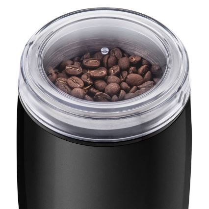 Sencor - Elektrische koffiebonenmolen 60 g 150W/230V zwart/mat chroom