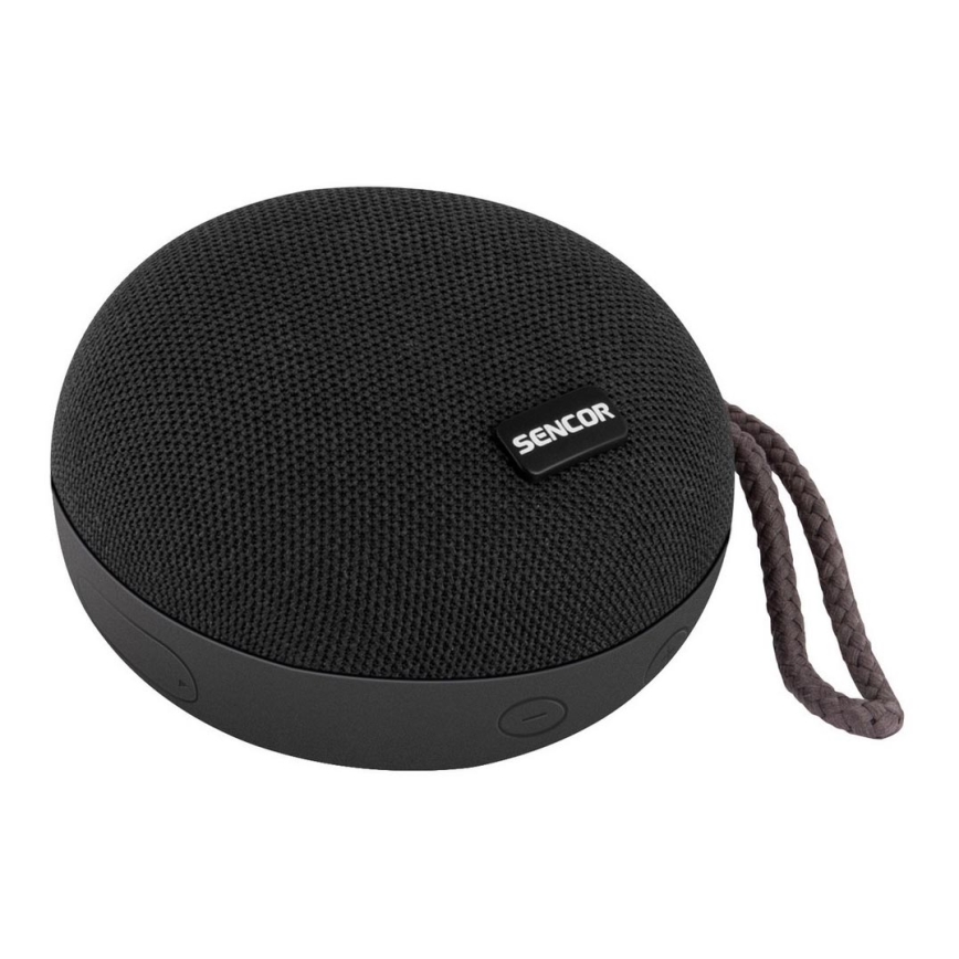 Sencor - Enceinte portable 3W 800 mAh IPX4 noire