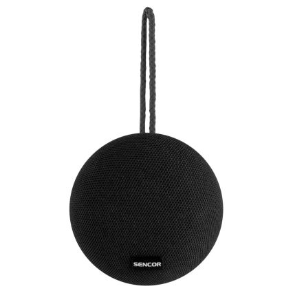 Sencor - Enceinte portable 3W 800 mAh IPX4 noire