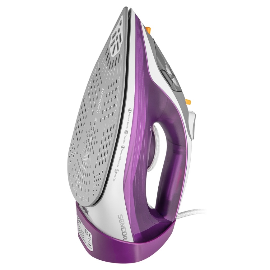 Sencor - Fer à repasser à vapeur 2400W/230V violet/blanc