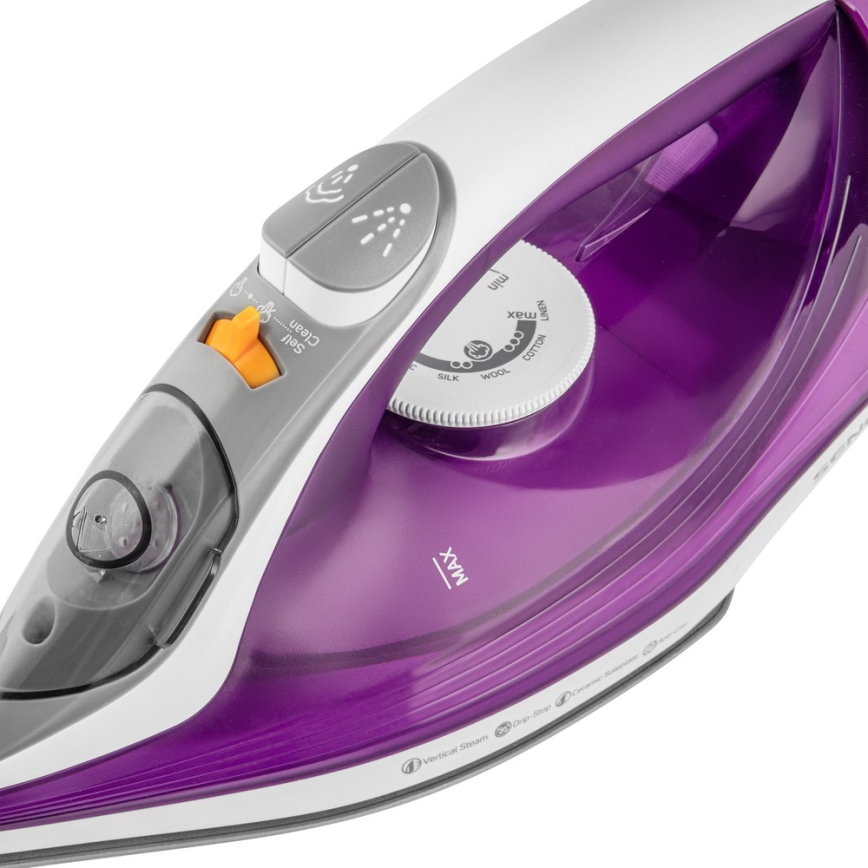 Sencor - Fer à repasser à vapeur 2400W/230V violet/blanc