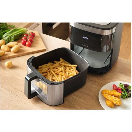 Sencor - Friteuse à air chaud 9 l 1700W/230V noir/chrome mat