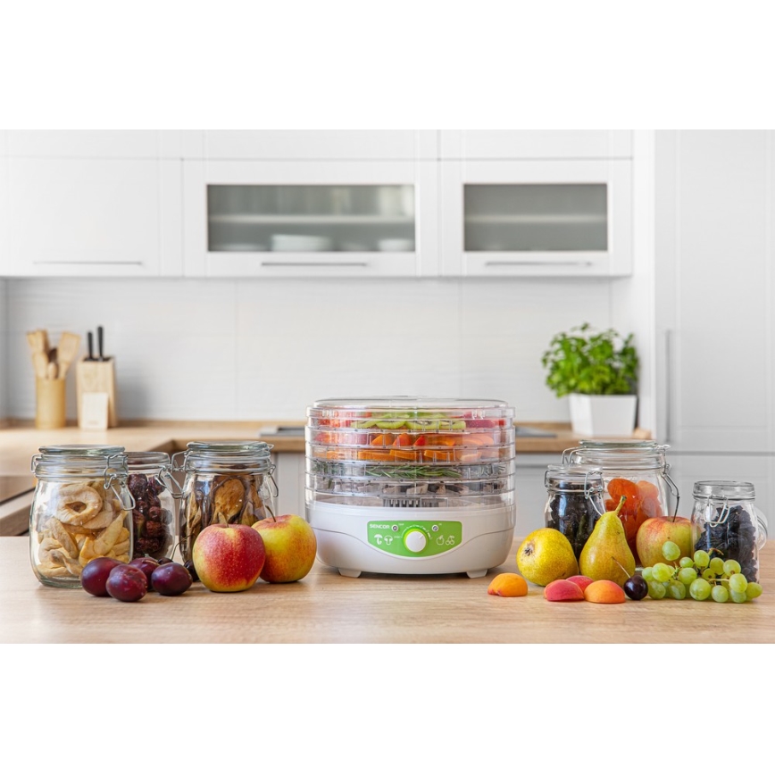 Sencor - Fruit Droger met Thermoregulatie 250W/230V